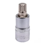 Головка торцева до квадрату  1/2″ з насадкою “SPLINE” M12, L=55мм (вир-во YATO)