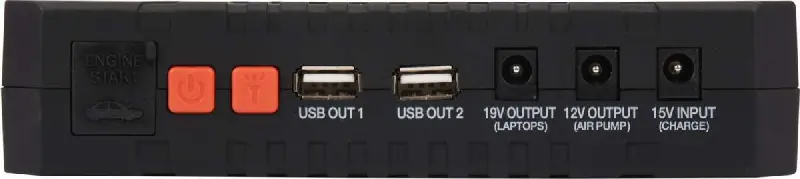Пусковая-зарядна  батарея Li-Pol, ємність 12 Агод, 300/500А, питание USB, 5В,2А (YATO)