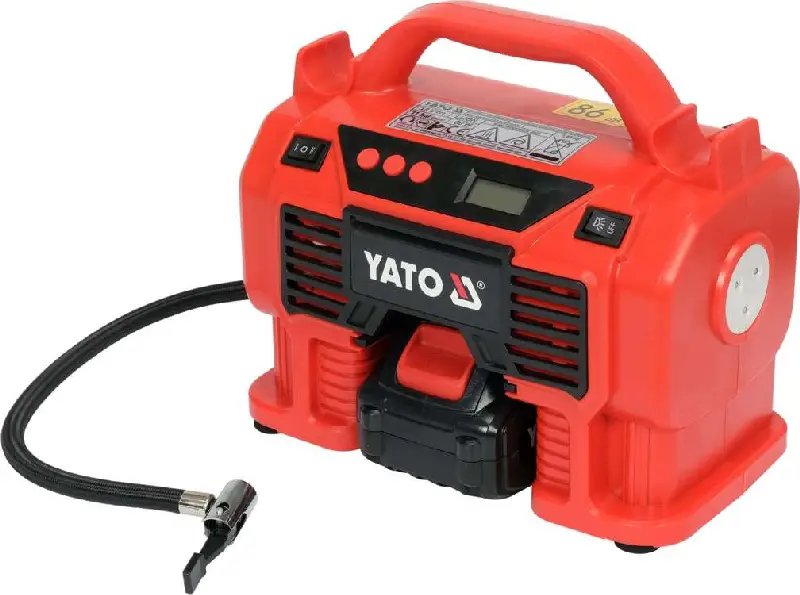 Компресор акумуляторний Li-Ion 18B, 60Вт, YATO