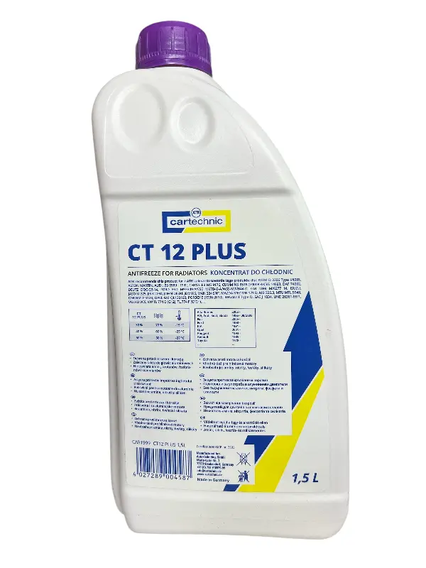 Антифриз CARTECHNIC CT12 PLUS (концентрат) 1.5л.