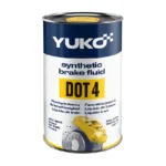 YUKO. Рідина гальмівна  DOT4 (0,45кг) каністра 0,6л жерсть