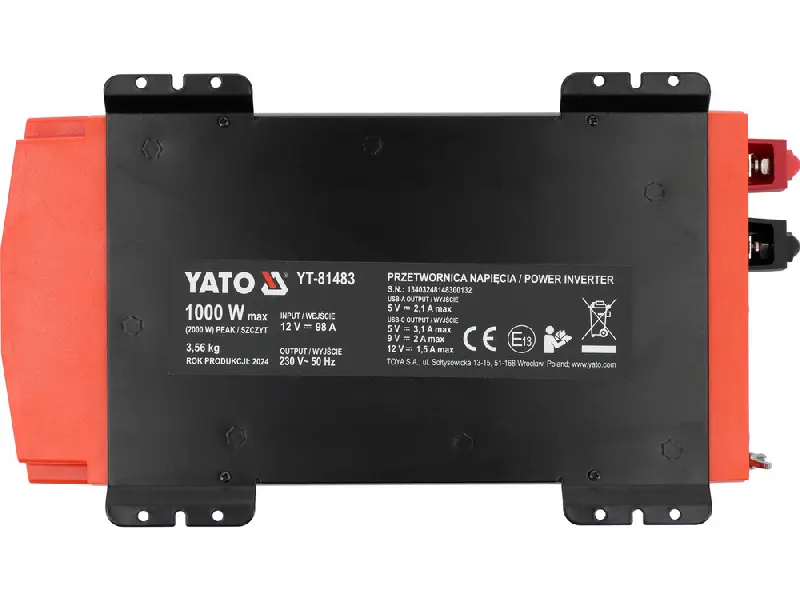 Перетворювач напруги з 12В на 220В YATO