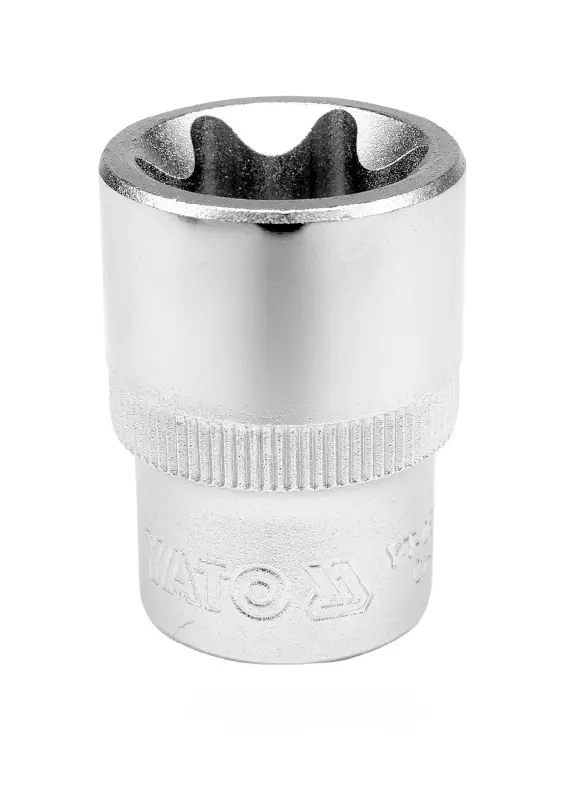 Головка торцева TORX E10, квадрат 1/2″,L=25 мм, CrV, ( пр- во YATO)