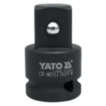 Перехідник ударний YATO : квадрат 1/2″ > 3/4″, L= 48 мм