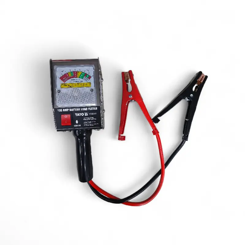 Тестер параметрів акумуляторів YATO 6 і 12 В, діапазони: струму 200- 1000 А, напруги 16 В [10]