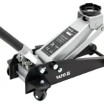 Домкрат гідравлічний підкатний YATO : 3 т, H= 130- 465 мм