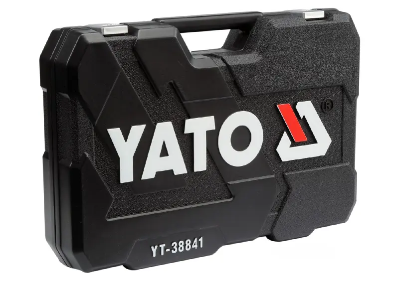 Набір головок торцевих YATO : квадрат 1/2″, 3/8″, 1/4″ з інструментами, насадками. 216 шт.
