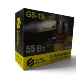 LED лампа 10-30V GS19 H7  CSP7035 COOLER 55W 13000LM 6000K