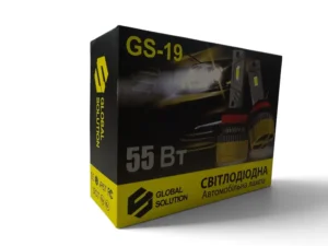 LED лампа 10-30V GS19 H7 CSP7035 COOLER 55W 13000LM 6000K