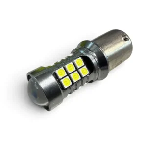 LED лампа 12-24V 1156-2835-27SMD Canbus Одноконтактна (аналог лампы R5W:R10W;P21W) Білий