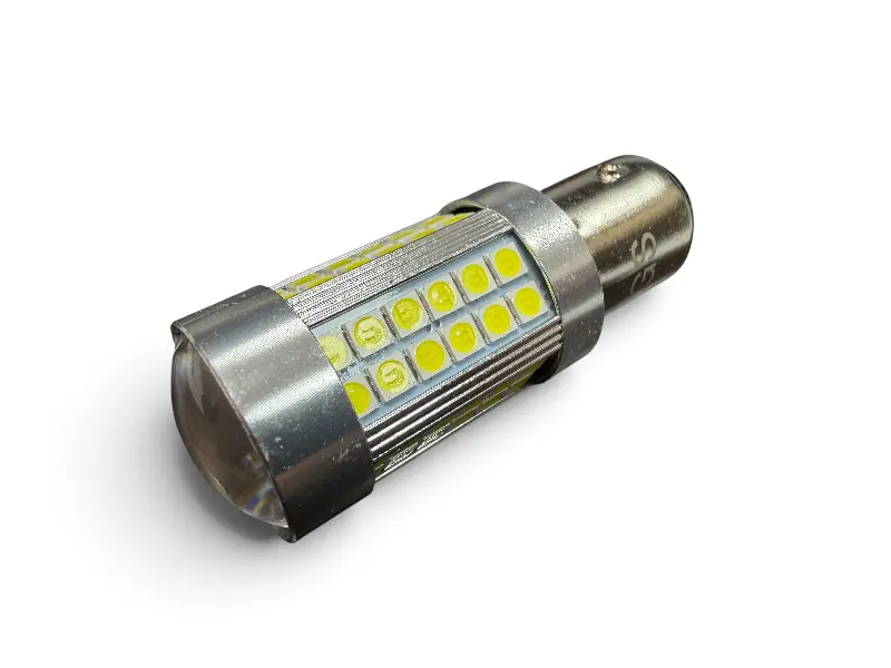 LED лампа 12-70V 1157-3030-72SMD super CANBUS двоконтактна (аналог лампи P21/5W) Білий