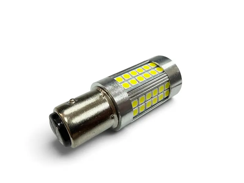 LED лампа 12-70V 1157-3030-72SMD super CANBUS двоконтактна (аналог лампи P21/5W) Білий
