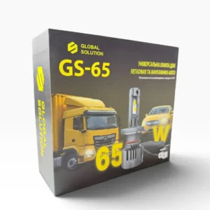 LED лампа 9-60V GS65 H4 65W 20000LM