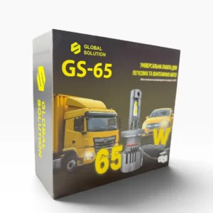 LED лампа 9-60V GS65 H11 65W 20000LM