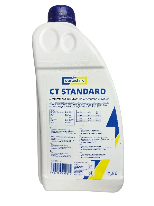 Антифриз CARTECHNIC STANDART (концентрат) 1.5л.