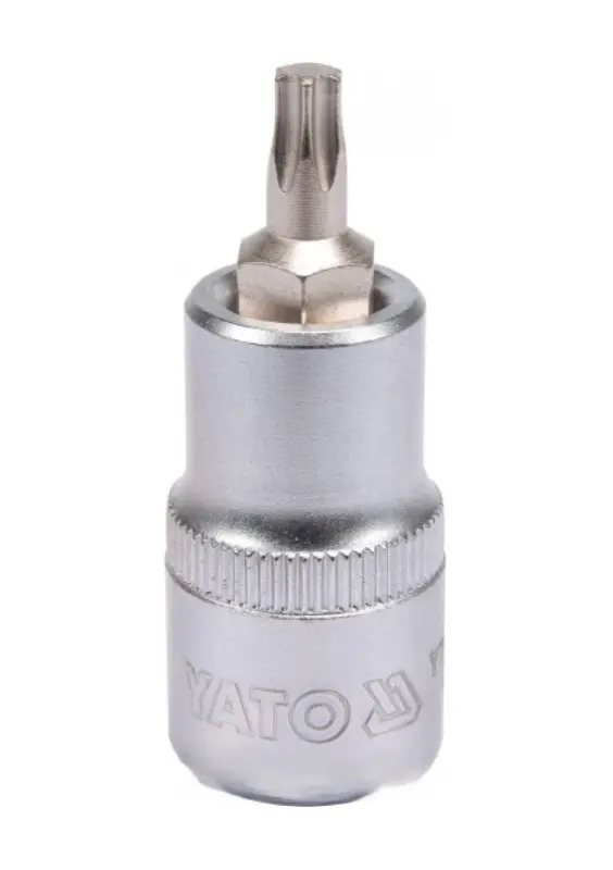 Головка торцева до квадрату  1/2″ з насадкою “TORX” Т30, L=55мм (вир-во YATO)
