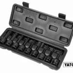Набір насадок викруткових  ударних YATO квадрат 1/2″ Т20-Т70 Cr-Mo 9шт