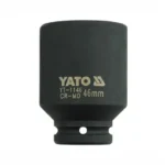 Головка торцева ударна YATO глибока 6-гранна,з квадр.3/4″ М= 46 мм,  І= 90 мм