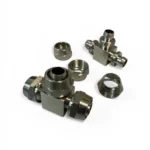 Зєднувач розбірний трійник  12x12x12 мм (метал/латунь) (RIDER)