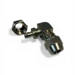 Зєднувач кутовий з накидною гайкою 6х6 (метал) (RIDER)