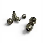 Зєднувач кутовий з накидною гайкою 8х8 (метал) (RIDER)