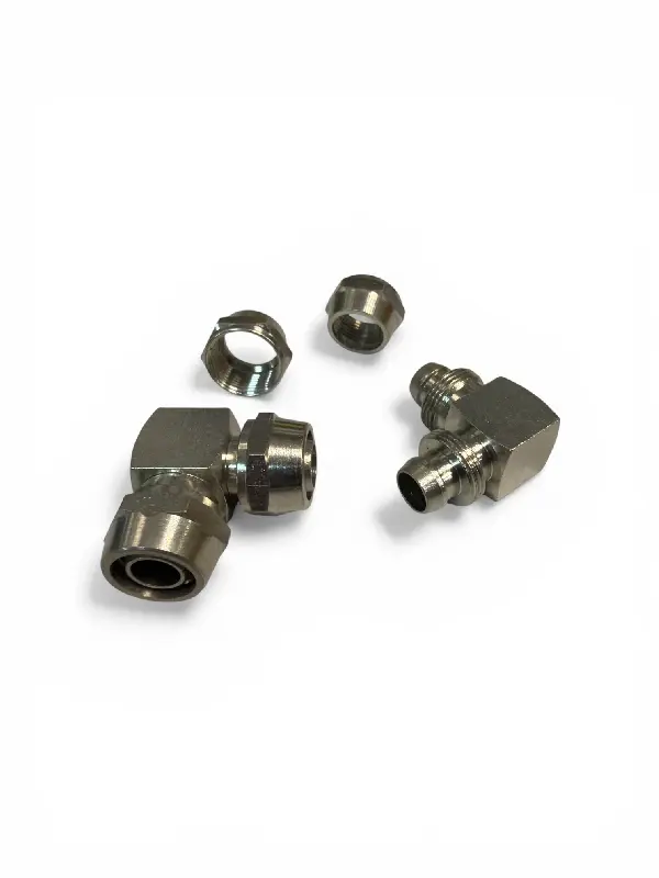 Зєднувач кутовий з накидною гайкою 12х12 (метал) (RIDER)