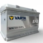 Акумулятор   70Ah-12v VARTA BD EFB (278х175х190),R,EN760