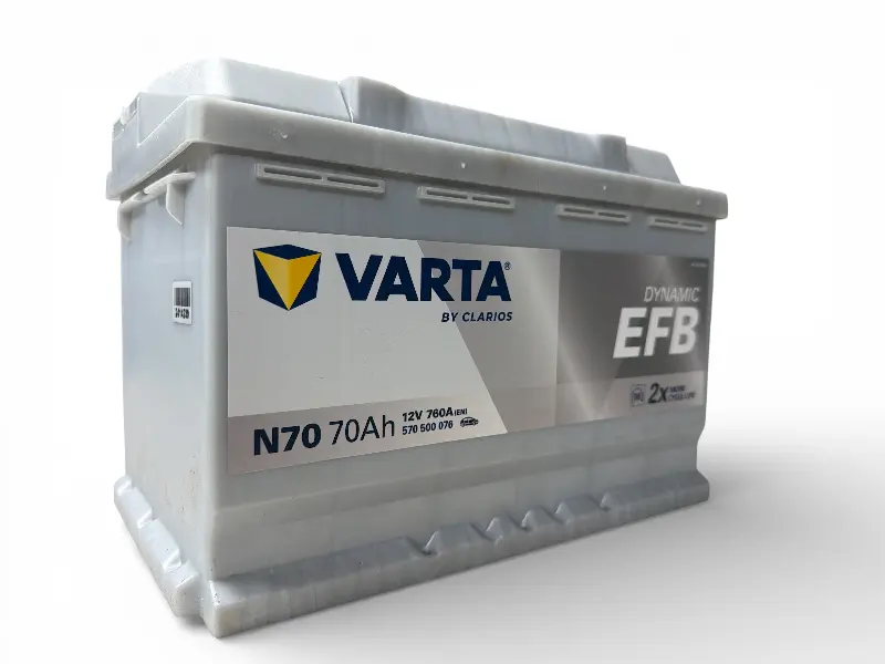 Акумулятор   70Ah-12v VARTA BD EFB (278х175х190),R,EN760