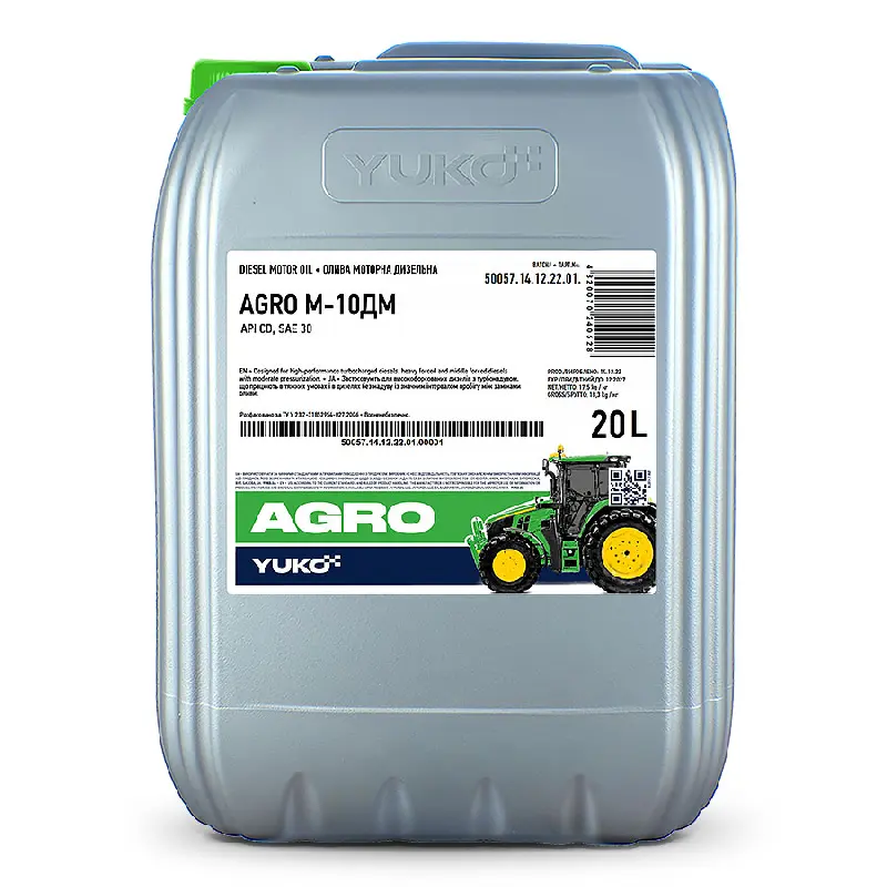 Олива моторна  YUKO AGRO( М-10ДМ) каністра 20л