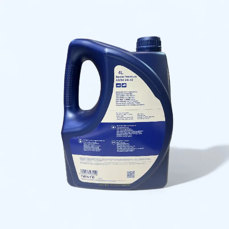 Олива моторна синтетична Neste Premium+ 5W40 4л (вир-во NESTE)