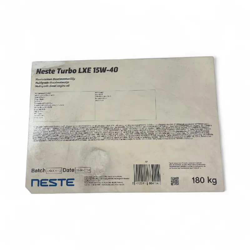 Олива моторна NESTE Turbo LXE  15W-40 180кг/205л