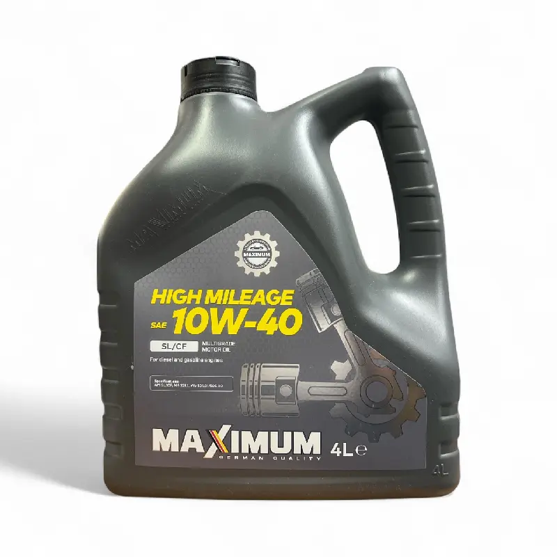 Олива моторна  MAXIMUM HIGH MILEAGE 10W40 SL/CF_4л