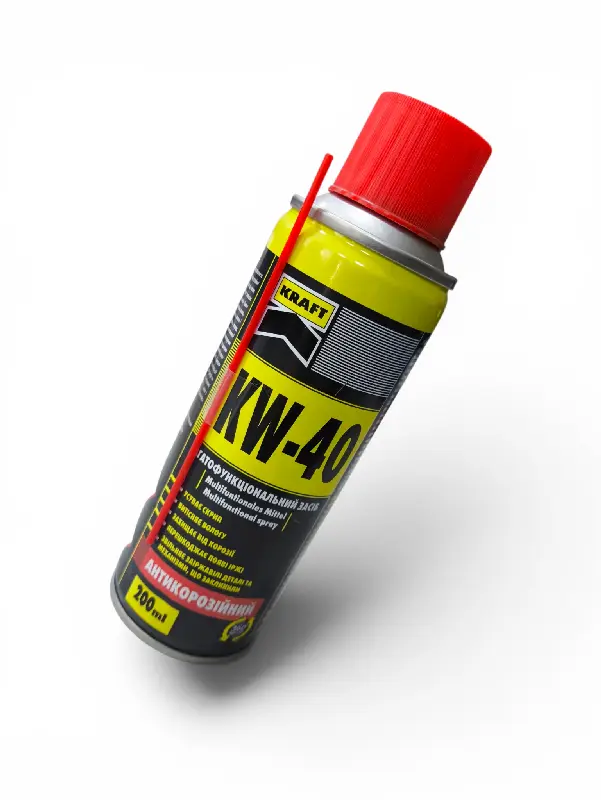 Універсальне мастило KW-40 TM “KRAFT” в аер. упаковці. 200 мл.