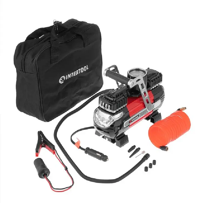 Компресор автомобільний 12В. Два циліндр 30 мм