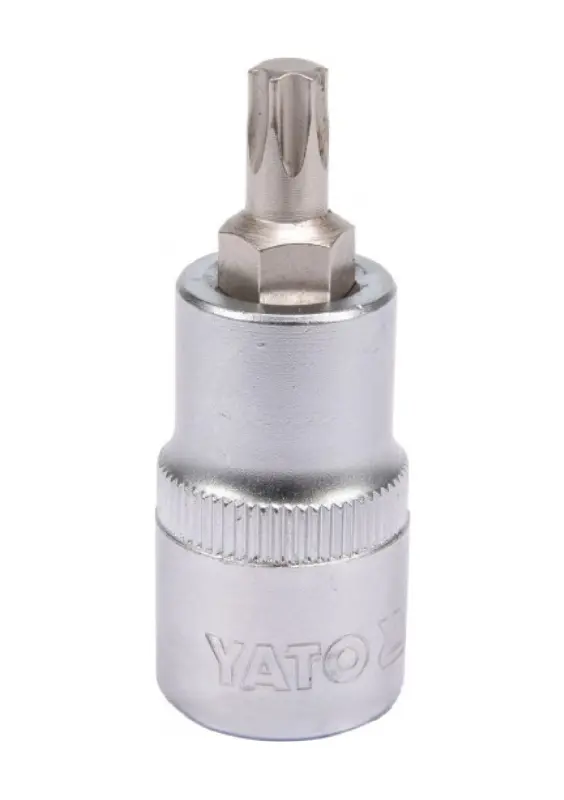 Головка торцева до квадрату  1/2″ с насадкой “TORX” Т40, L=55мм (про-во YATO)