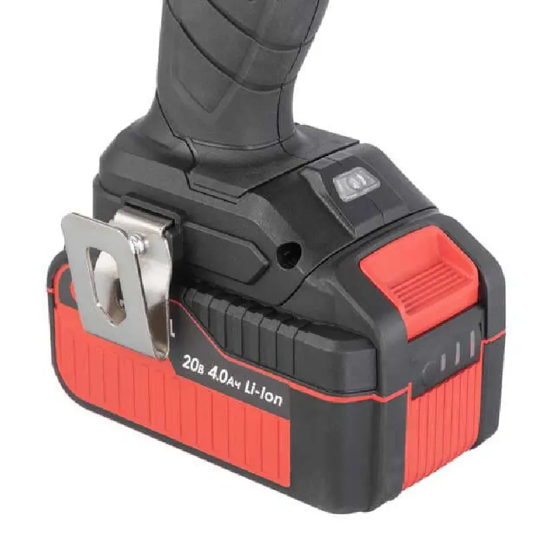 Дриль-шуруповерт ударна акумуляторна з безщітковим двигуном 20 В, 100 Nm, 0-410/0-1800 об/хв, 2-13 м