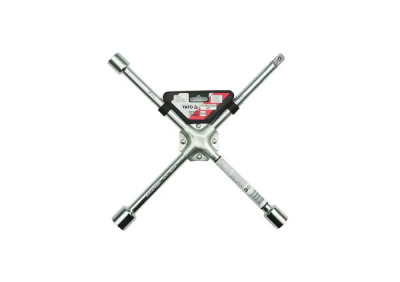 Ключ хрестоподібний для коліс зміцнений YATO, М17х19х21мм x1/2″  [10], шт
