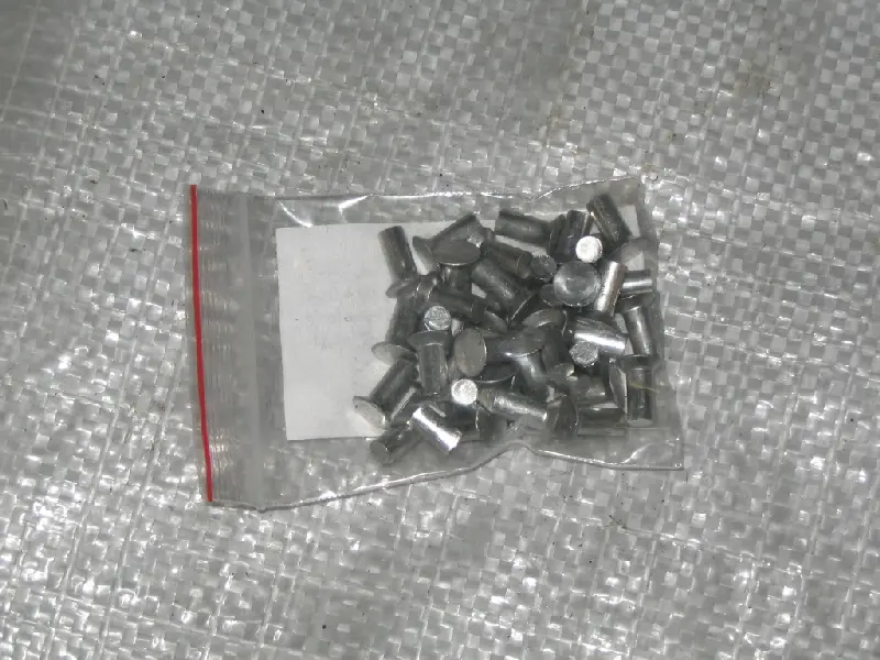 Заклепка 5х12 накладки колодки гальма Газель (40шт) (вир-во України)