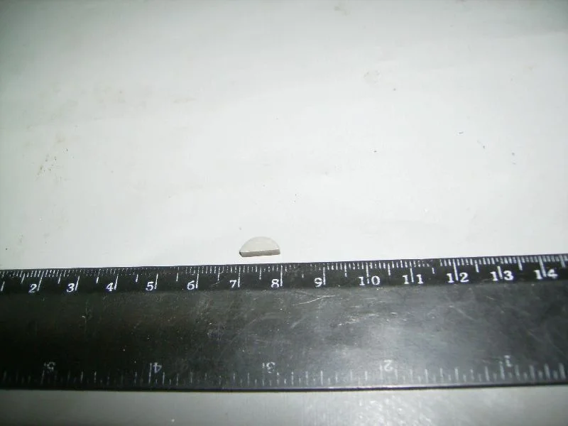 Шпонка сегментна 3х3, 7х10