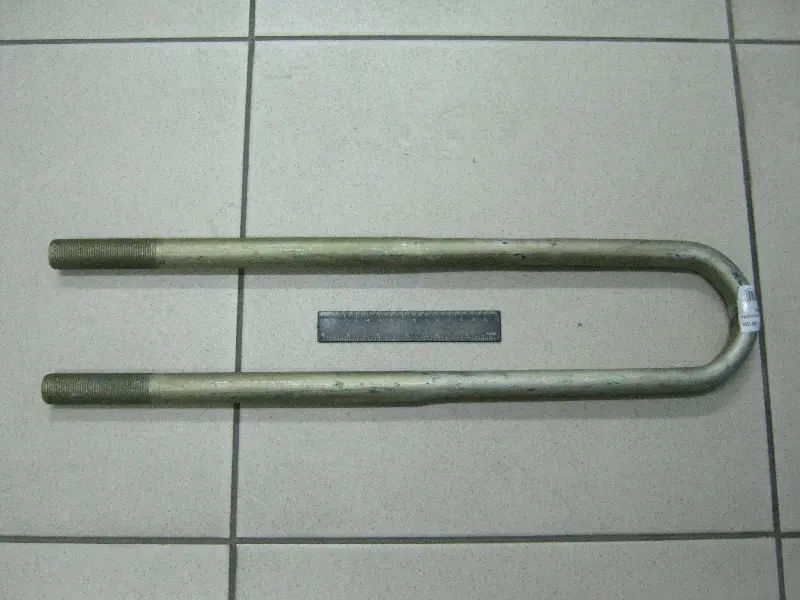 Стремянка ресори задньої  L=580 гайка М27х2 сталь