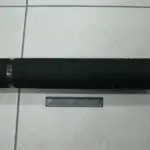 Патрубок радіатора нижній d=70 L=400мм 2-х шар. силікон