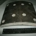 Накладка гальм. МАЗ передн. свердлів. (вир-во Україна)