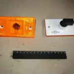 Ліхтар МАЗ, причепи КамАЗ габаритний бок. 24В з бесцок. лампочкою (вир-во Руденська)