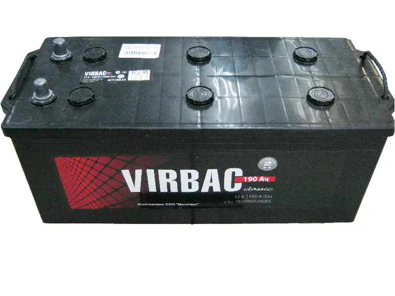 Акумулятор  “VIRBAC “classic 6СТ-190 АЗ (3) (вир-во Україна)