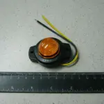 Лампа габаритна з фіксацією 12/24 V жовта маленька