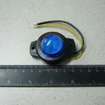 Лампа габаритна з фіксацією 12/24 V синя маленька