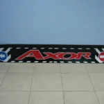 Брызговик 350х2400 “AXOR”червона напис