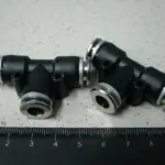Фітінг повітряний метал-пластік,трiйник.7 мм
