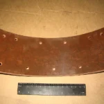 Накладка гальм. 53 зад. корот. свердел. (282х100х8, 5) (вир-во Фритекс)
