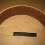 Накладка гальм. 53 зад. довжин. свердел. (405х100)